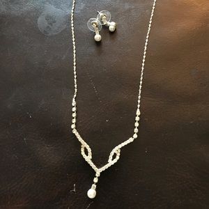 Necklace and earrings
